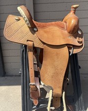 Courts Sharon Camarillo Barrel Leather Saddle...