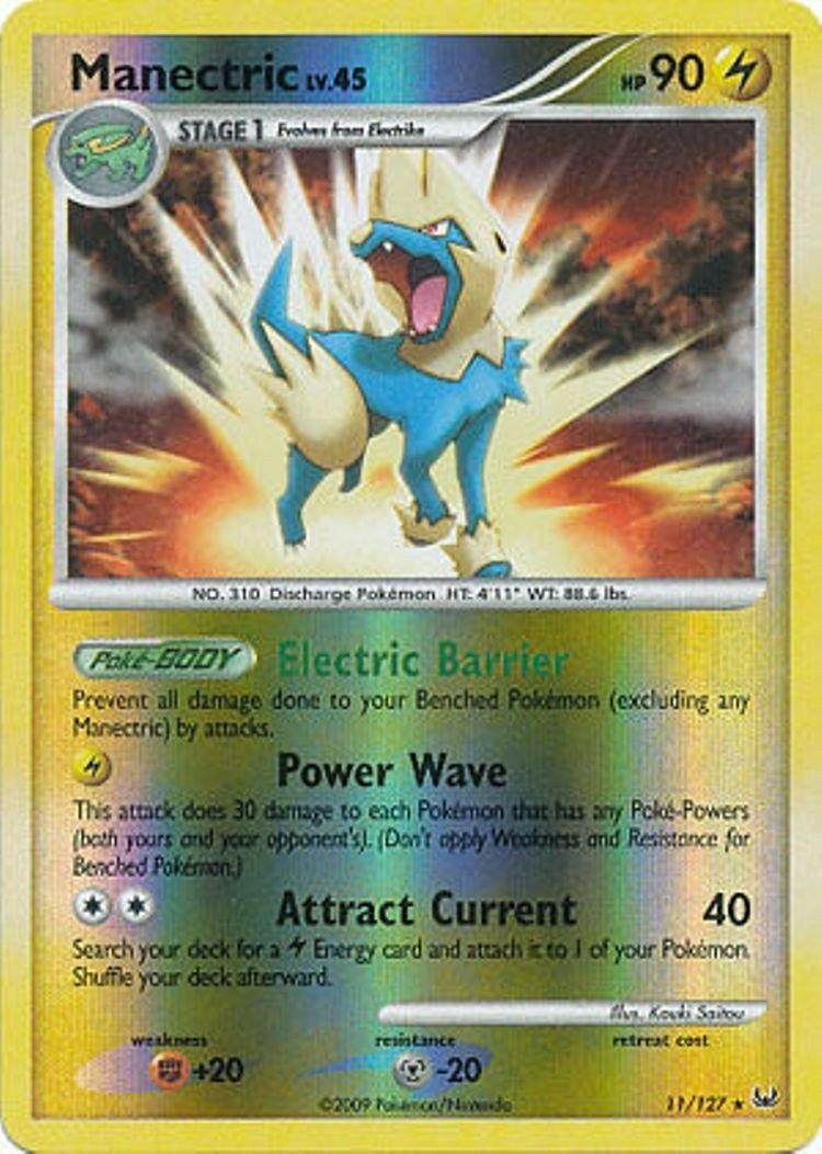 Manectric Reverse Holofoil [PL - 11/127]