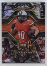 2024 Wild Card Auto Mania American Football Preview Hex 1/1 Dylan Laube a8r