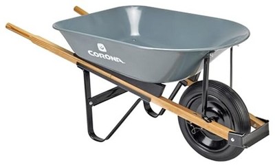 Tools Wheelbarrow in a Box   5 Cubic Foot Heavy Duty Garden Cart with 15 