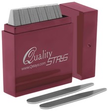 36 Metal Steel Collar Stays for Men's Dress Shirts 2.5" Length