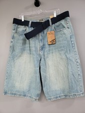 NEW Route 66 Men's Vintage Relaxed Fit Denim Shorts Size 40 90s y2k baggy