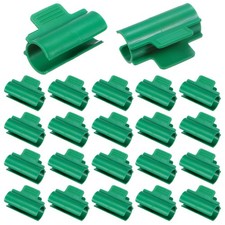 20-Pack Greenhouse Buckle for 1" PVC Pipe,Greenhouse Film Buckle[Dark Green]
