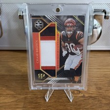 2023 Panini Limited Chase Brown Bengals Rookie Patch Unlimited Potential /75