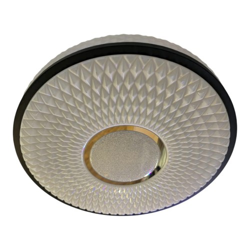Techo Redondo Al Ras Luz LED Dormitorio Efecto Brillante Acrílico Montaje 24W CCT - Imagen 13 de 15