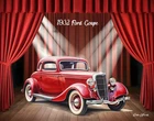 1932 Vintage Ford Coupe Art Choice Of Photo, Tin Sign, Mouse Pad or Framed