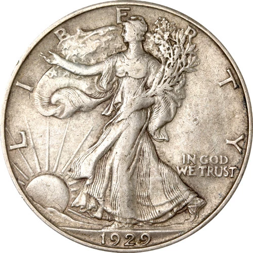 1929-D Walking Liberty Half Dollar — photo from the most recent tracked eBay sale