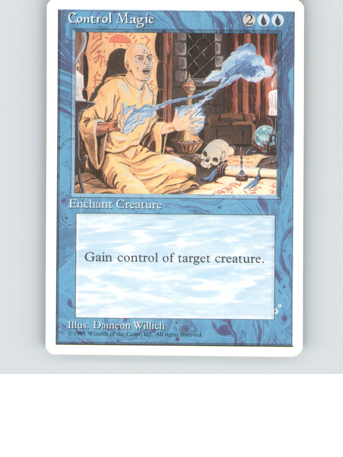 Control Magic Uncommon Fourth Edition Lightly played b3-730