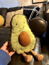 Jellycat London Amuseables Avocado Large 13” Plush Stuffed Animal Soft Toy 