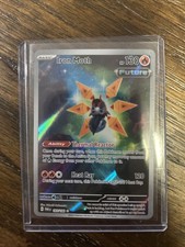 Iron Moth Pokemon TCG Paradox Rift 187/182 Illustration Rare Full Art SV Holo