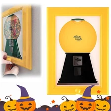 Candy Dispenser Wall Frame Photo Wall Mount Gumball Machine Picture Hanging