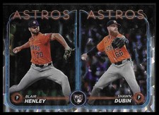 2024 Topps Update #US252 Blair Henley / Shawn Dubin Silver Crackle Foilboard