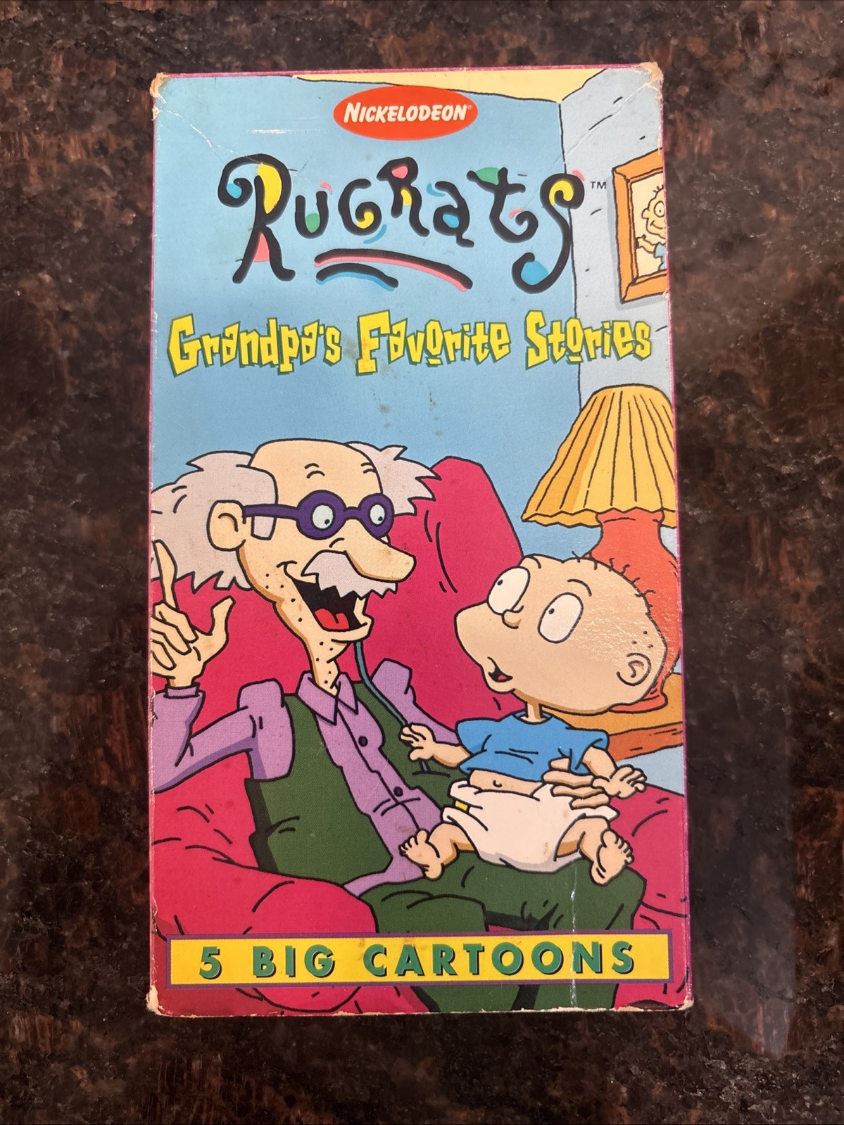 Nickelodeon Rugrats VHS Tape Grandpas Favorite Stories Animated 90s Cartoon