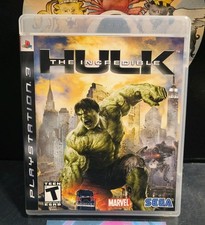 2008 The Incredible Hulk PS3 Video Game PlayStation 3 Complete CIB W Manual! VG!
