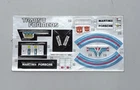 TRANSFORMERS G1 JAZZ AUTOBOT FACTORY STICKER SHEET ORIGINAL