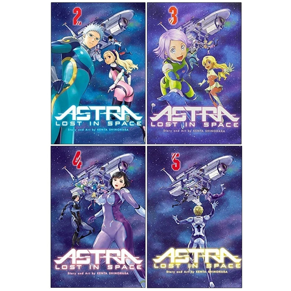 Astra Lost in Space Vols. 2 - 5 Collection 4 Books Set By Kenta Shinohara