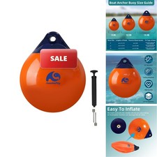 AmarinePlay 9 Inch Anchor Float Buoy,Marker Buoy Lake,Small Round Boat Fender
