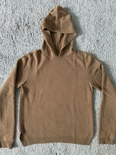 Rick Owens Cashmere Blend Hoodie Honey Brown XL Stunning