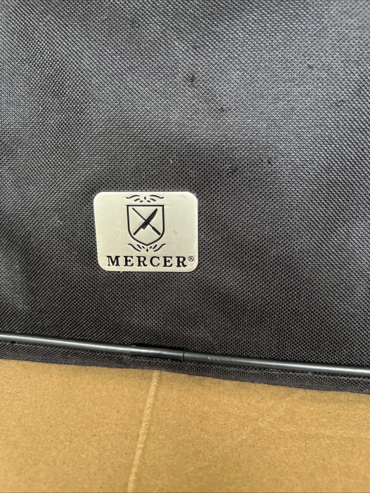 Mercer Culinary Double-Zip Empty Pocket Knife Case Black ,USED ,NO KNIVES - Image 2 of 4