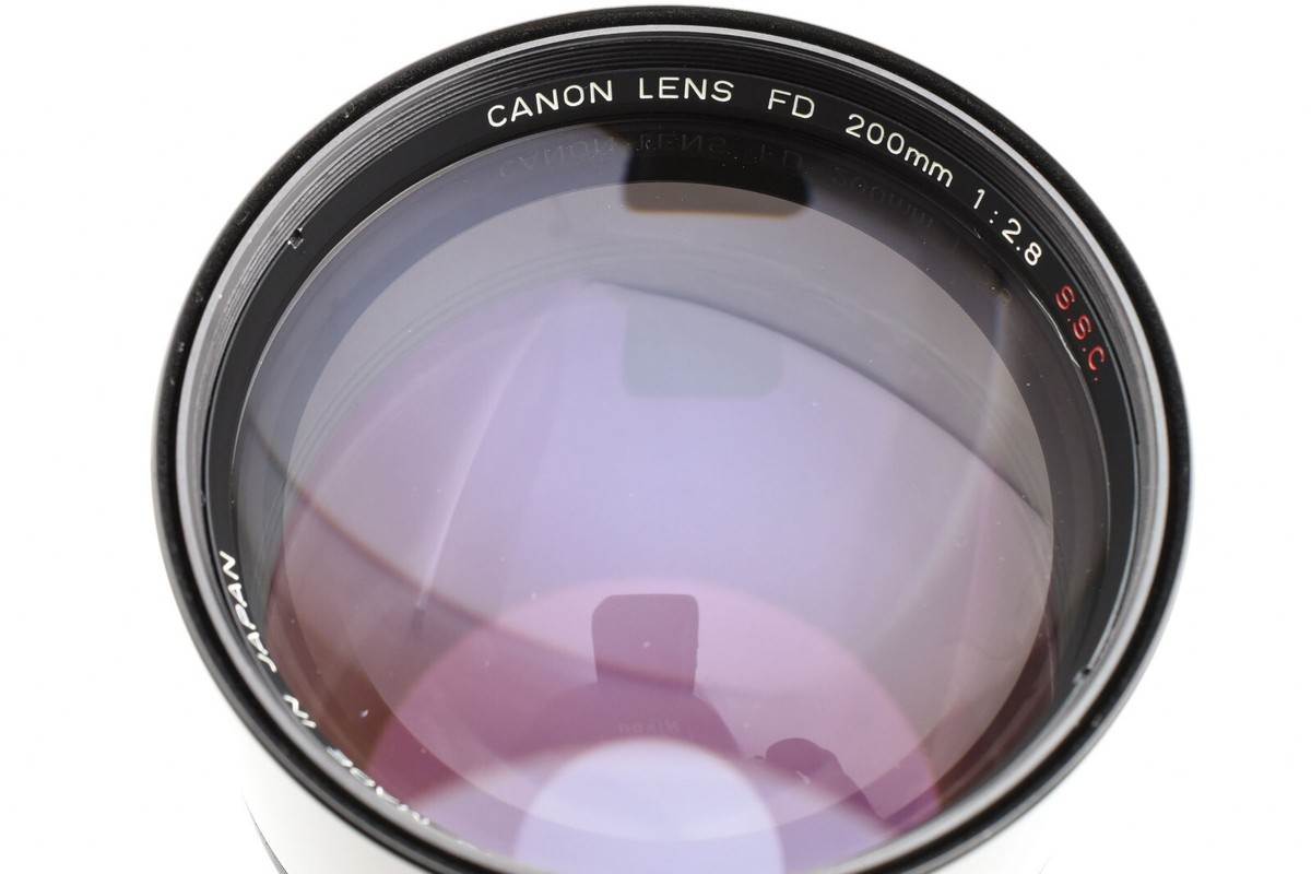 Canon FD 200mm f/2.8 S.S.C. SSC MF Telephoto Camera Lens