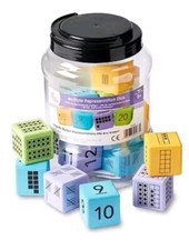 hand2mind Multiple Representation Dice Soft Foam Learning Tool Game Teacher NEW 