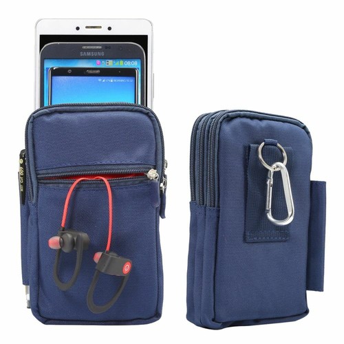 Belt bag mobile phone bag nylon 190x110x40mm mobile phone bag belt men's holster - Picture 9 of 22