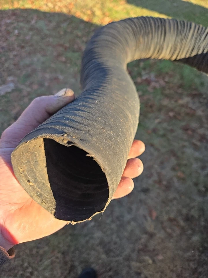 1955-1962 Gm Impala Bel Air Biscayne Calentador Conducto Flex Tubos Original Chevrolet Foto 3 de 4