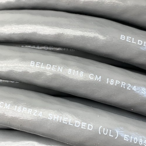 (10ft) Belden 8118 24AWG 18-Pair Braid Shield Low Cap RS232/422 Computer Cable - Picture 7 of 10