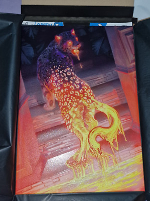 Displate Limited Edition Lava Leopard