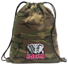 Alabama Camo Drawstring Backpack