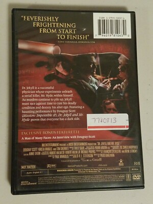Dr. Jekyll and Mr. Hyde (DVD, 2008) Tom Skerritt, Dougray Scott