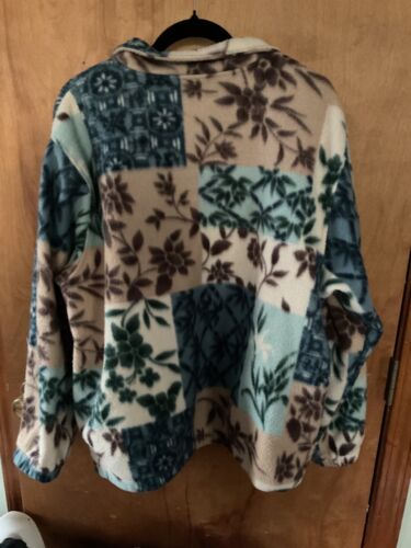 Alfred Dunner Women's Fleece Zip Up Jacket size M - Picture 3 of 3