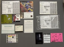 Assorted PlayStation PS1, PS2, & PS3 Console & Game Manual Booklets & Inserts