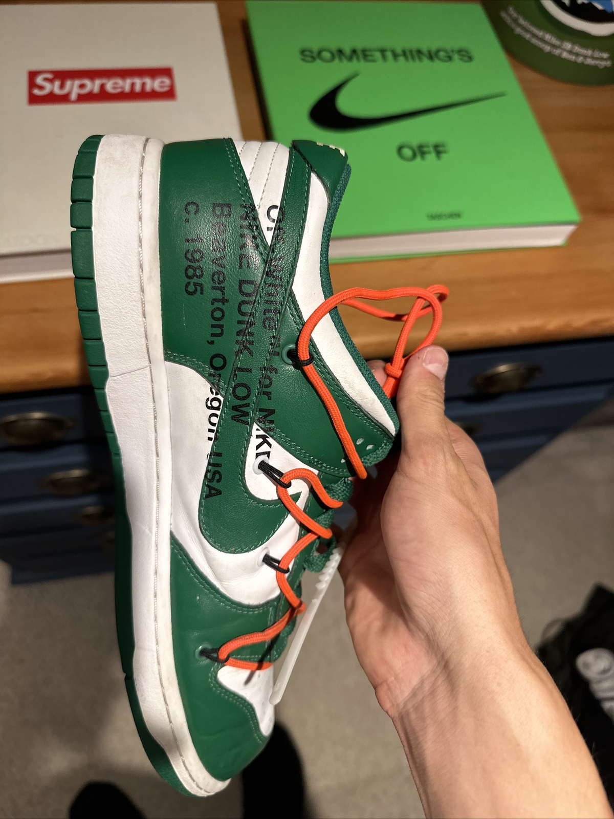 OFF WHITE X NIKE Nike X Off White Dunk Low verde pino Regno Unito 10