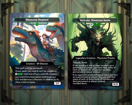 x10 Green Staples - High Quality Altered Art Custom Cards - Picture 6 of 9