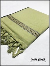 AFGHAN PATOO HANDMADE COZY SAWATI WOOL SOLID PASHTUN SHAWL SCARF WRAP MENS WOMEN