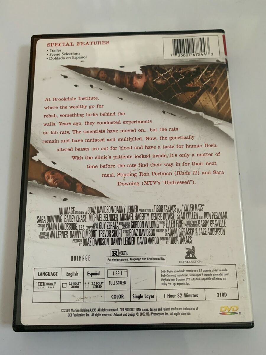 Killer Rats (DVD, 2003) Cult Horror Killer Rats (DVD, 2003) Cult Horror