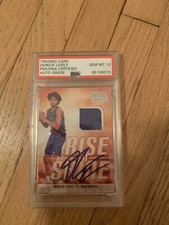 2023 Panini Hoops RiseNShine Dereck Lively II Signed Rookie RPA PSA/DNA 10 Auto