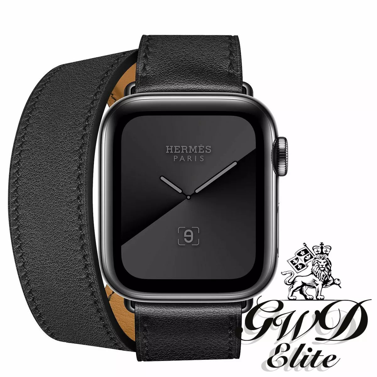 New Apple Watch Hermès Hermes Series 8 45mm Space Black Noir