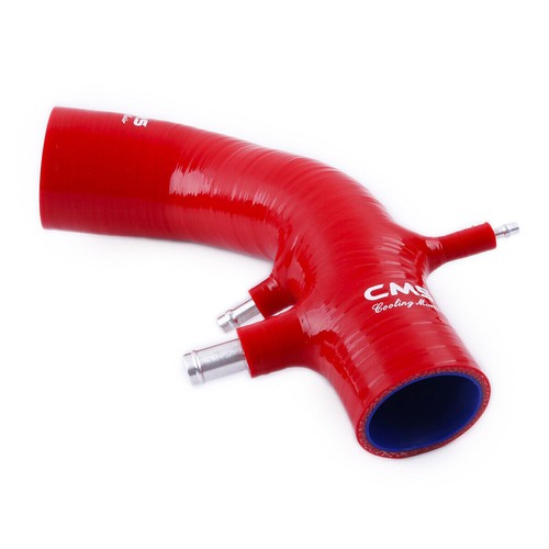 Silicone Air Intake Hose for Abarth Punto Evo Alfa Romeo MiTo QV Multiair Red - Picture 8 of 13