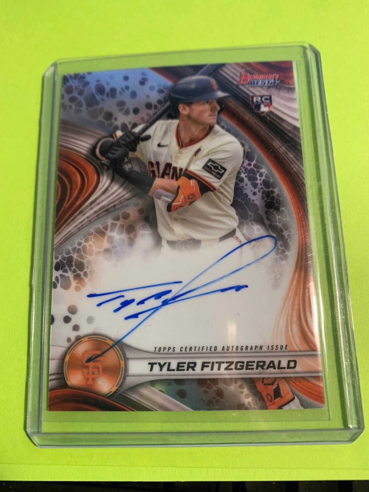 Tyler Fitzgerald trading card