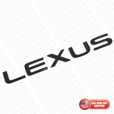 22+ Lexus Trunk Lid Letter Logo Badge 3D Emblem F-Sport Car Decorate Gloss Black