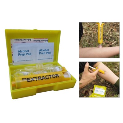 Venom Poison Extractor Insect Bee Snake Bite Survival Camping Outdoor Essential
