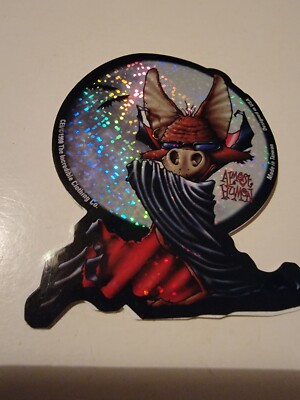 Vintage Vending Machine Stickers Almost Human Vampire Bat Incredible Clothing Co
