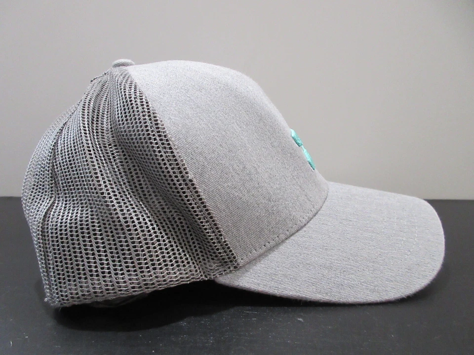 Billabong Hat Cap Snap Back Gray Blue Surfer Surf Surfing Baseball Trucker Mens - Image 4 of 4