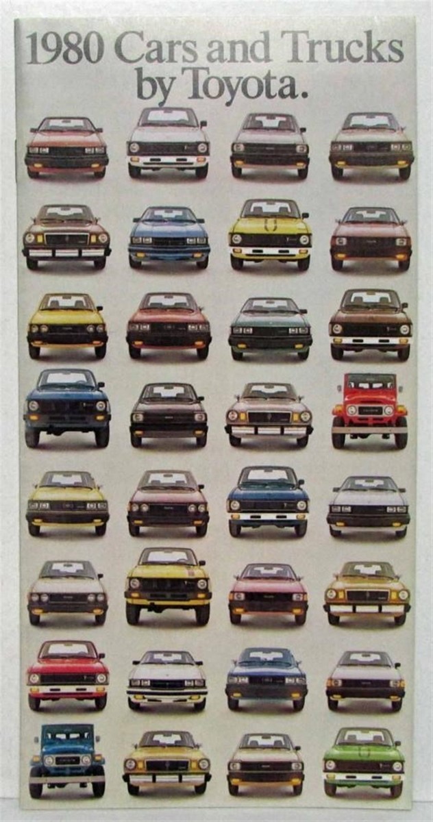 1980 Toyota Cars & Trucks Corolla Celica Supra Land Cruiser Sales