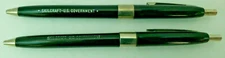 Vintage Skilcraft US Government Desk Pens Lot of 2 Black Pens U113