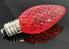 RED C7 LED Light BULB E12 Socket Candelabra Base Christmas NEW LED-C7-RED