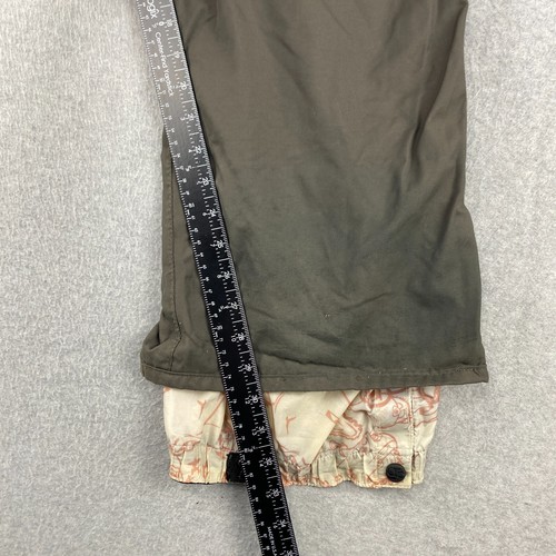 Quiksilver Schneehose Herren Große L Braun Nylon Reißverschlusstaschen Verstellbund Skifahren - Bild 9 von 18