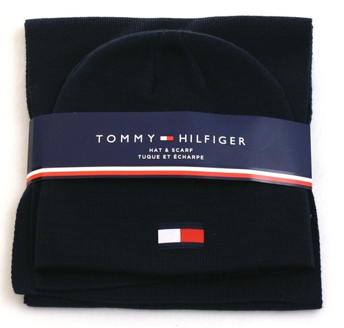 tommy hilfiger blue beanie